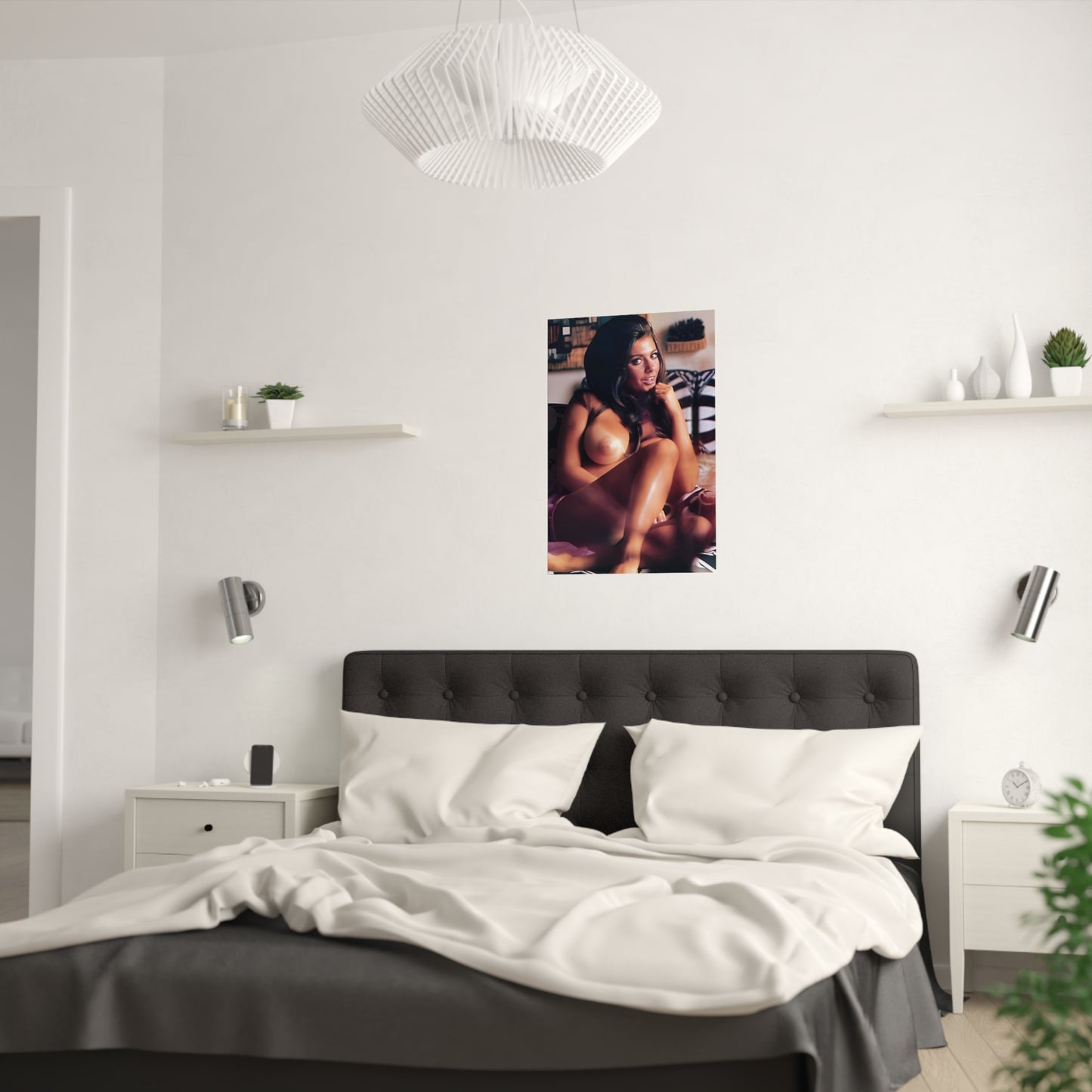 Satin Posters (210gsm) Playboy Playmate Cynthia Myers nude