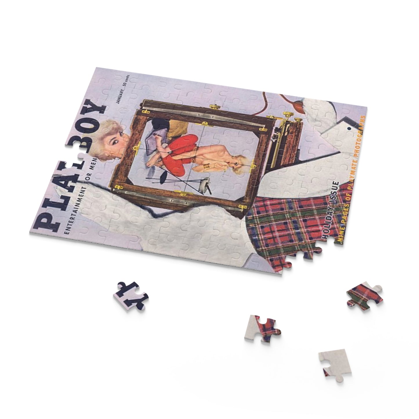 Puzzle (120, 252, 500-Piece) Playboy Cover January 1956