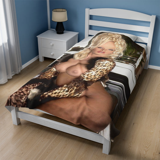 Velveteen Plush Blanket Pornstar Chloe Jones Nude