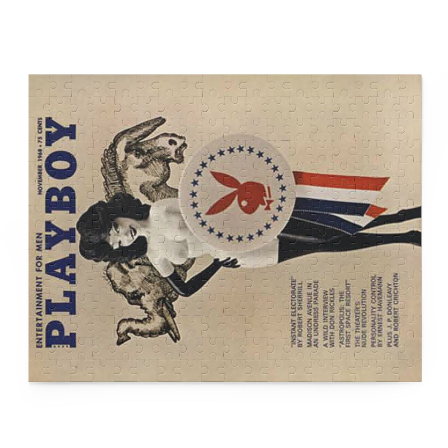 Puzzle (120, 252, 500-Piece) Playboy Cover November 1968
