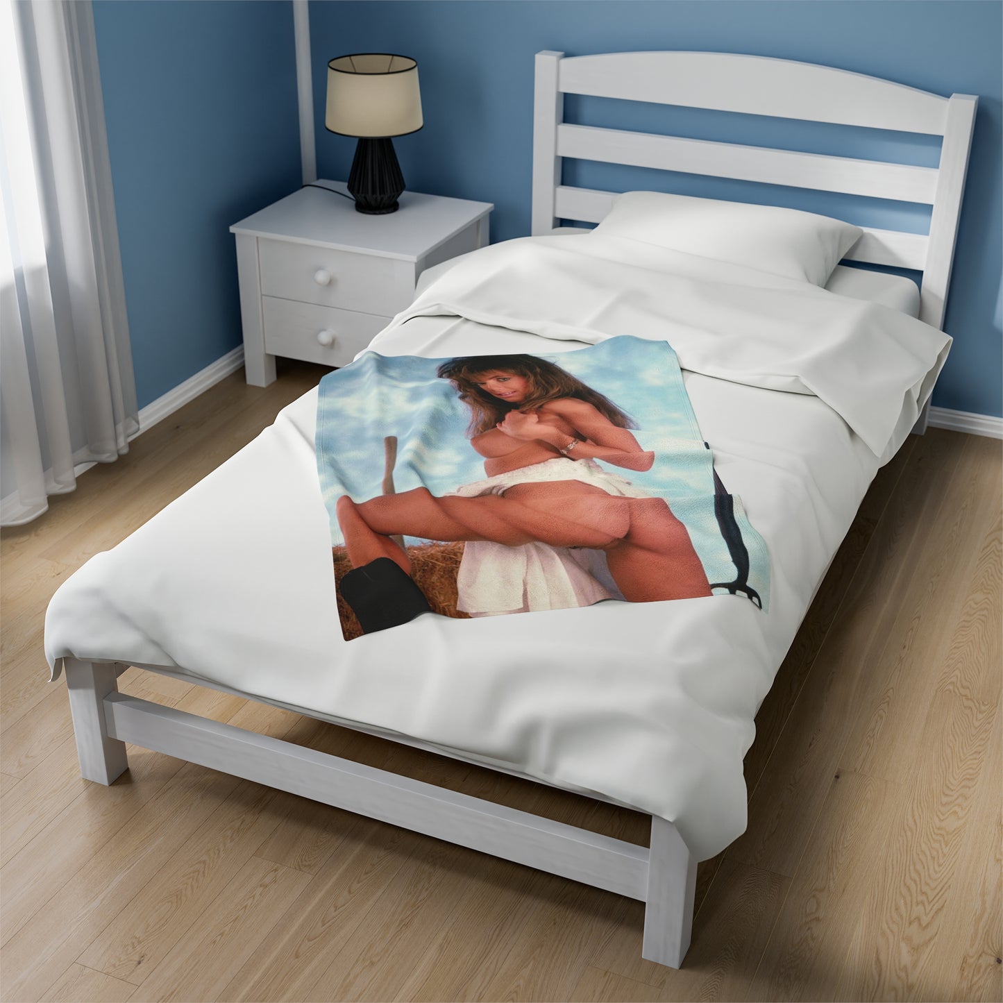 Velveteen Plush Blanket Pornstar Racquel Darrian Nude