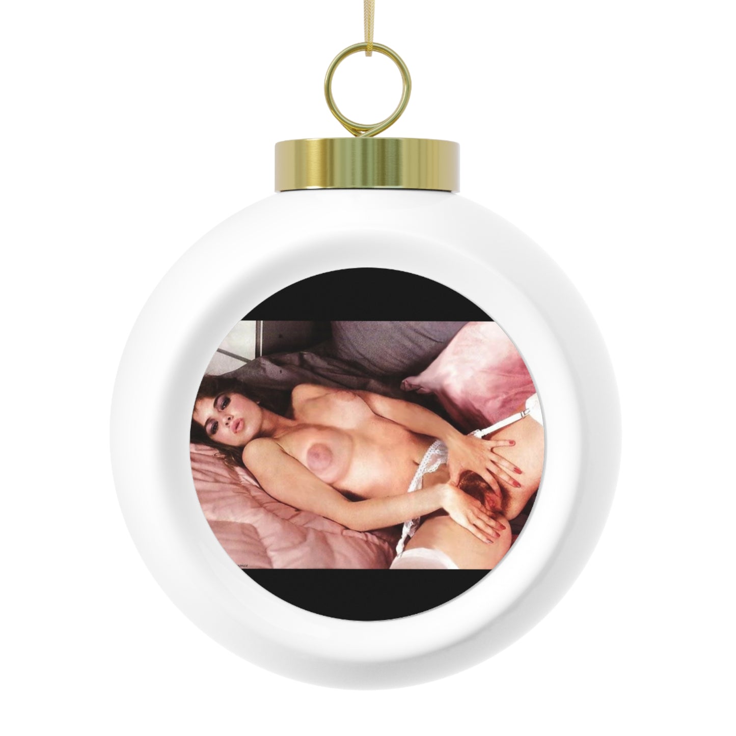 Christmas Ball Ornament Retro Porn Star Traci Lords Nude Naked