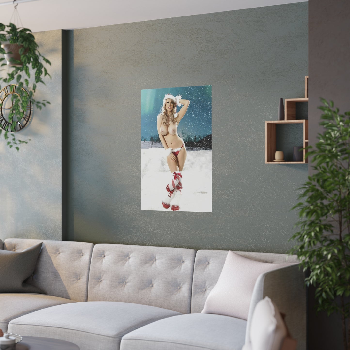 Satin Posters (210gsm) Christmas Pornstars Nude