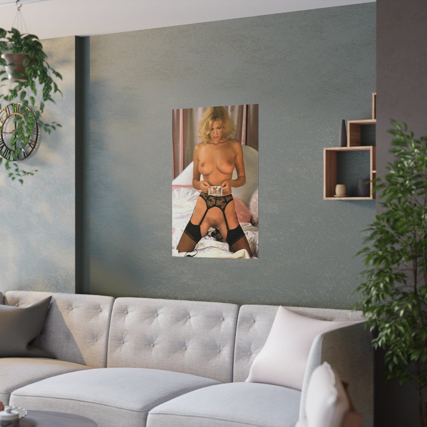 Satin Posters (210gsm) Vintage French Pornstar Brigitte Lahaie