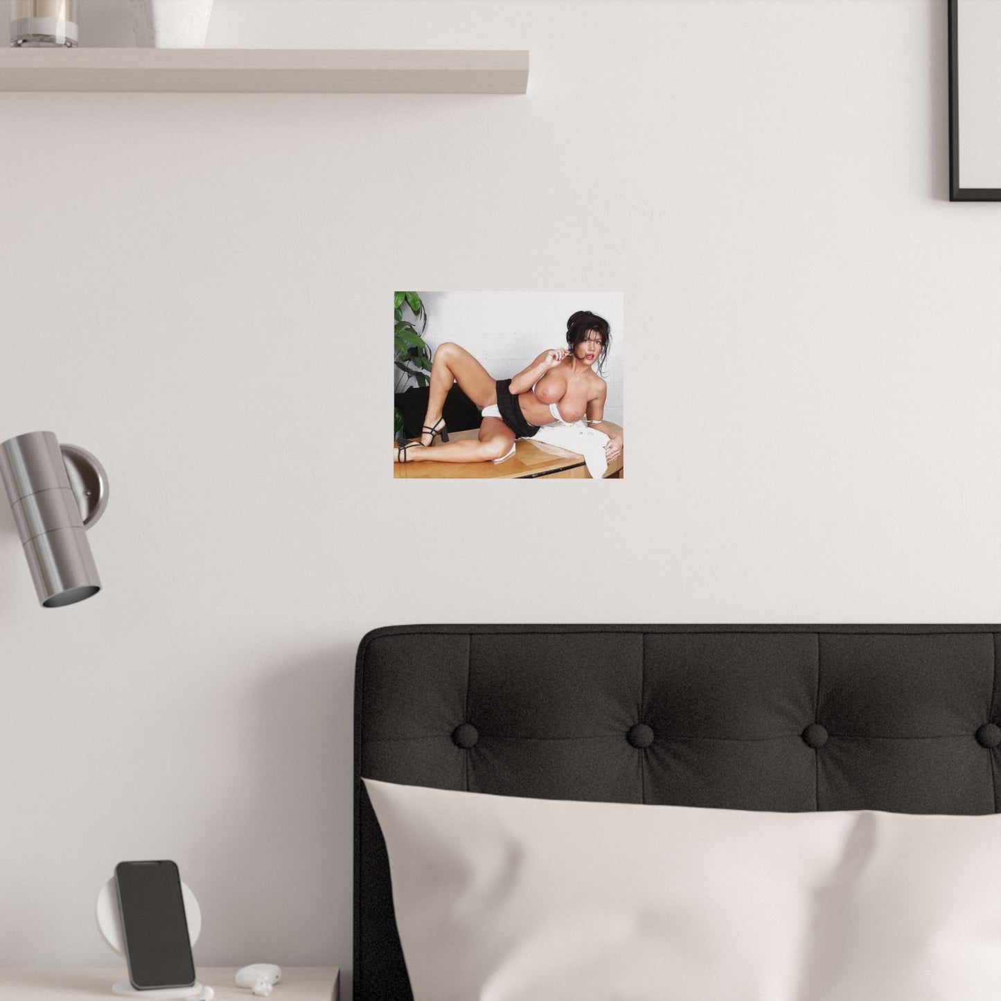 Satin Posters (210gsm) Retro Pornstar Holly Body Nude