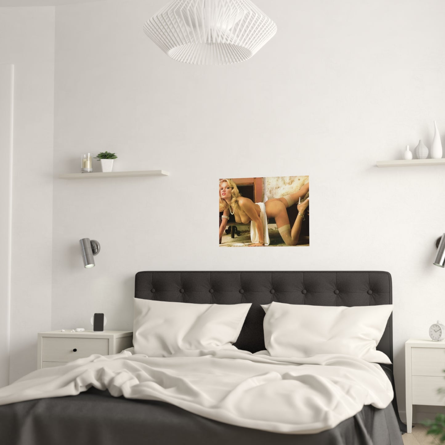 Satin Posters (210gsm) Vintage French Pornstar Brigitte Lahaie