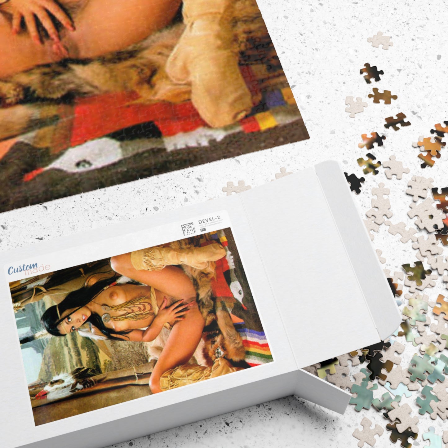 Puzzle (110, 252, 500, 1014-piece) Vintage Porn Star Hyapatia Lee Nude
