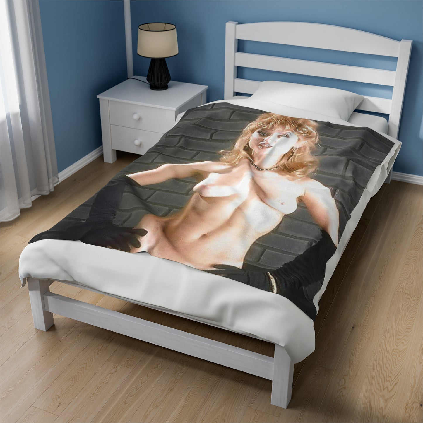 Velveteen Plush Blanket Porn Star Nina Hartley Nude