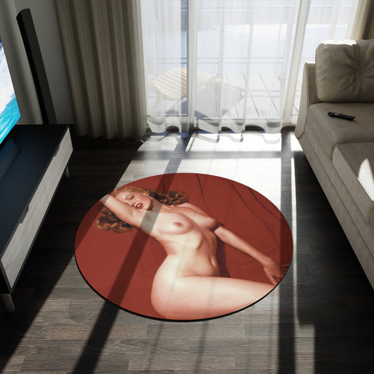 Round Rug Playboy Playmate December 1953 Marilyn Monroe