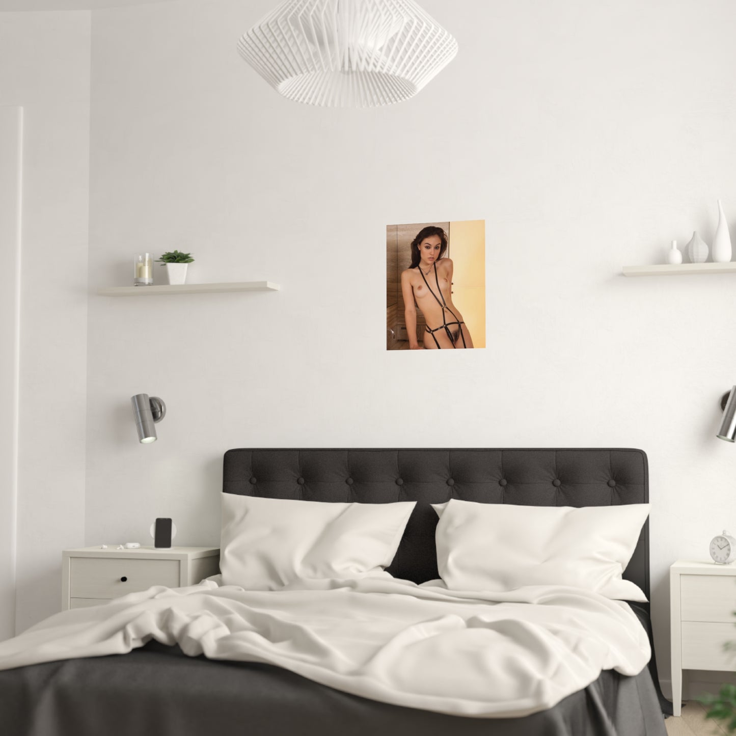 Satin Posters (210gsm) Adult Star Sasha Grey Nude
