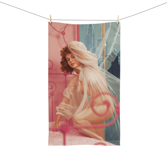 Hand Towel Playboy Playmate June 1957 Carrie Radison