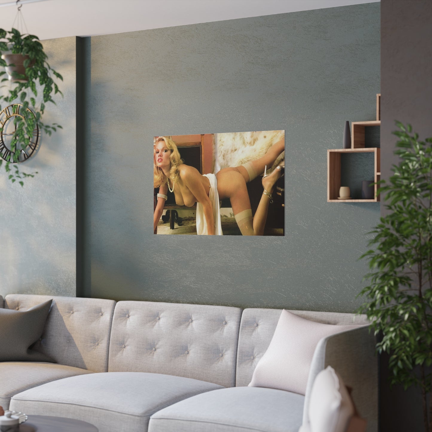 Satin Posters (210gsm) Vintage French Pornstar Brigitte Lahaie