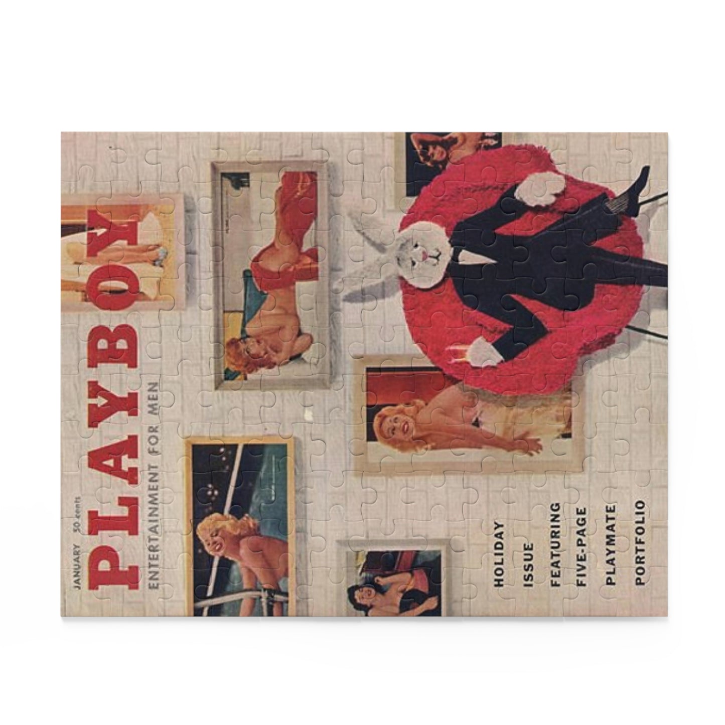 Puzzle (120, 252, 500-Piece) Playboy Cover January 1958