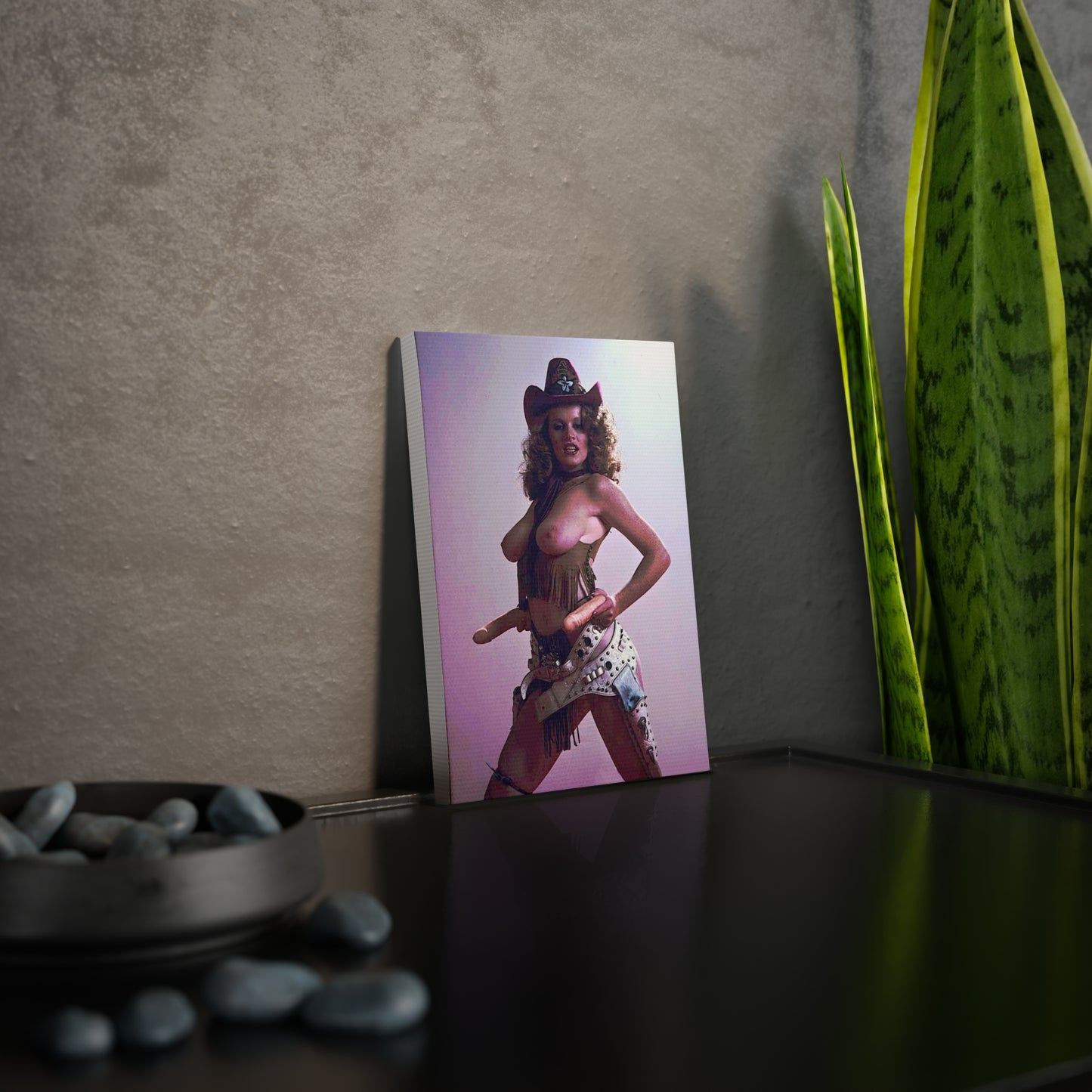 Canvas Photo Tile Retro Pornstar Lisa De Leeuw Nude