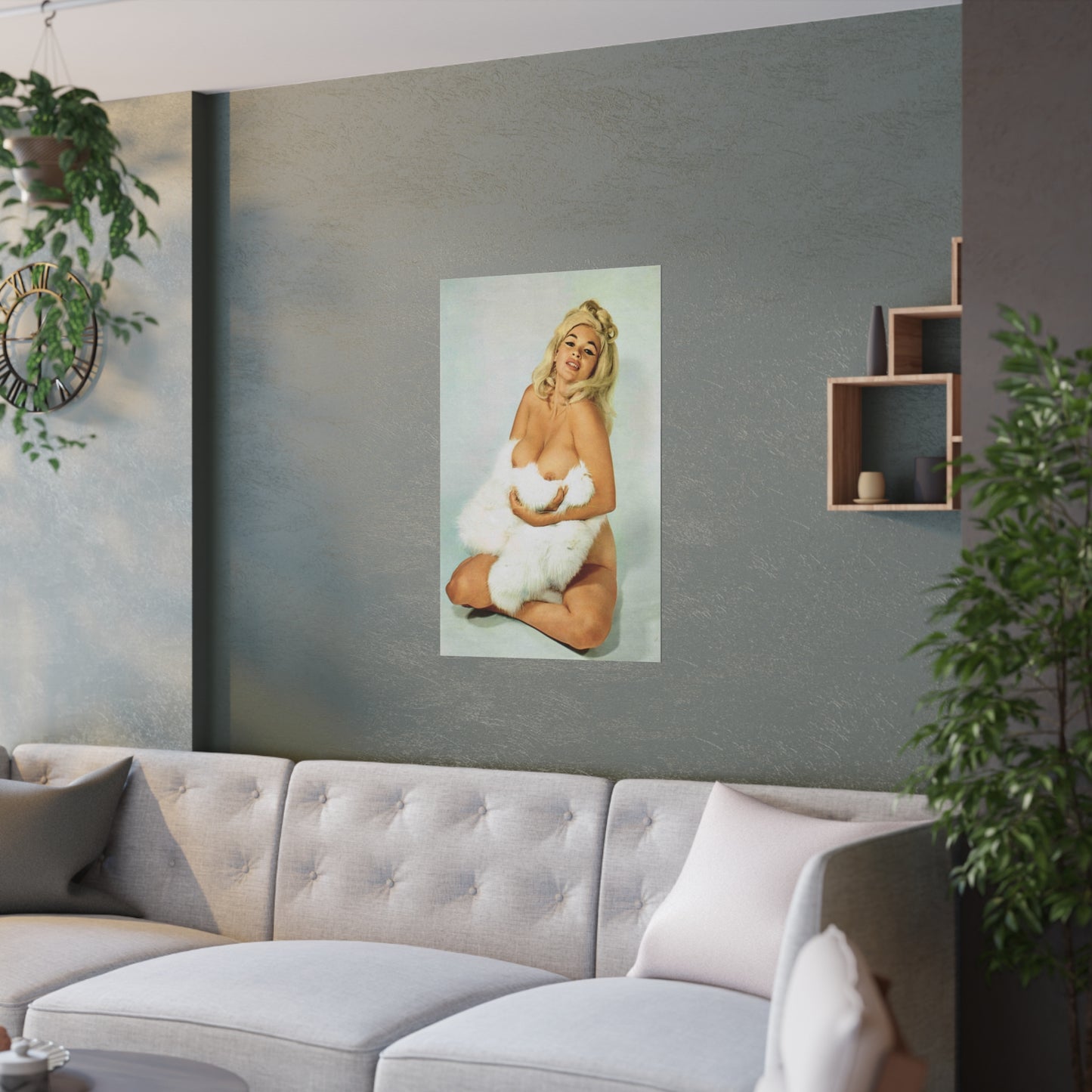 Satin Posters (210gsm) Jayne Mansfield Nude