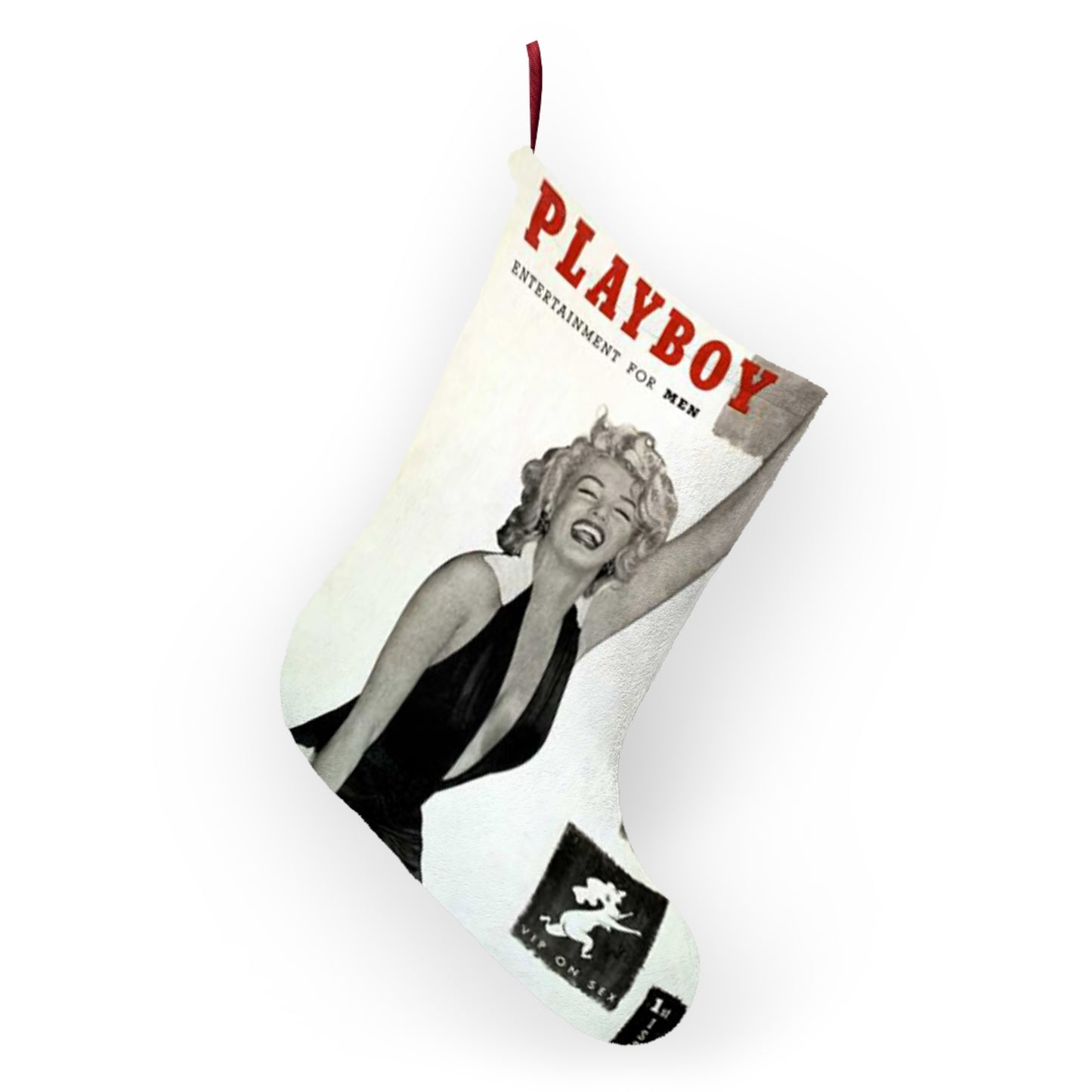Christmas Stockings Playboy Cover December 1953 Marilyn Monroe