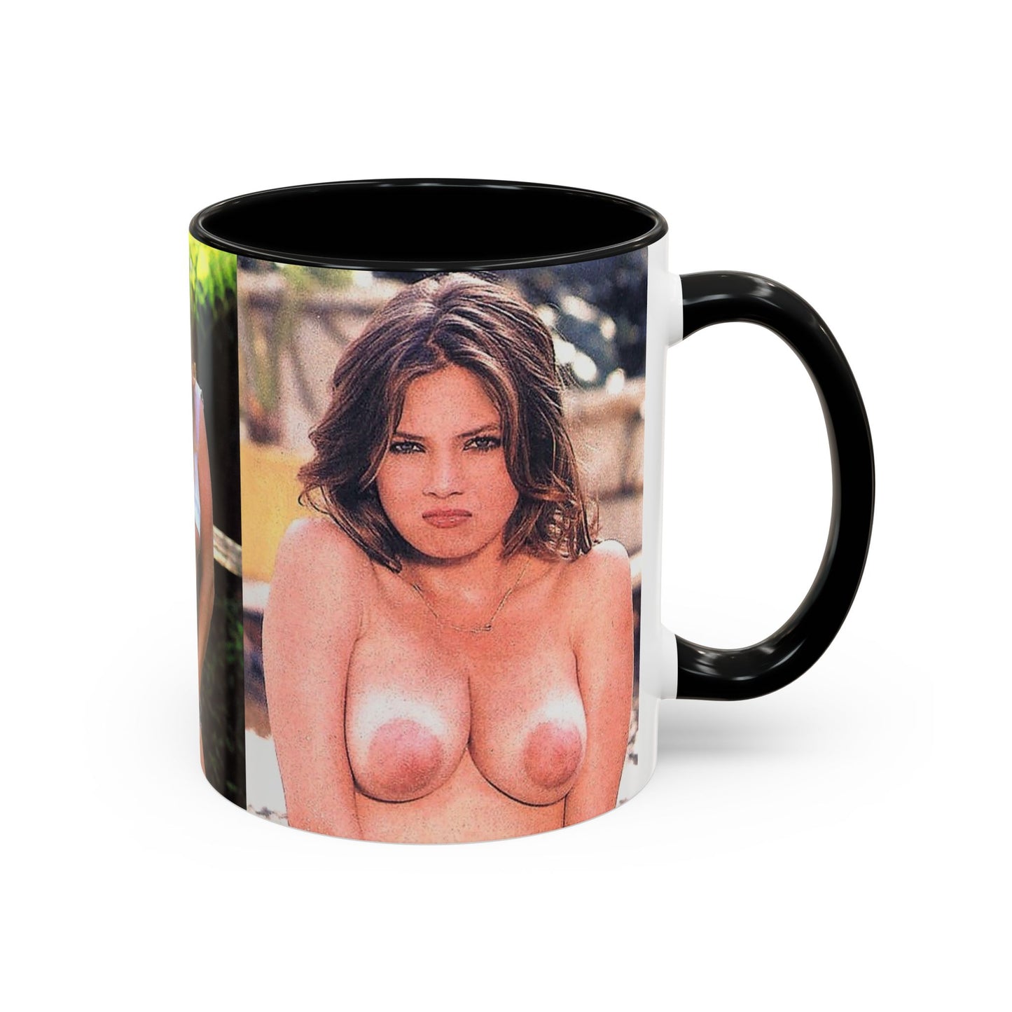 Accent Coffee Mug (11, 15oz) Traci Lords Nude Naked Retro