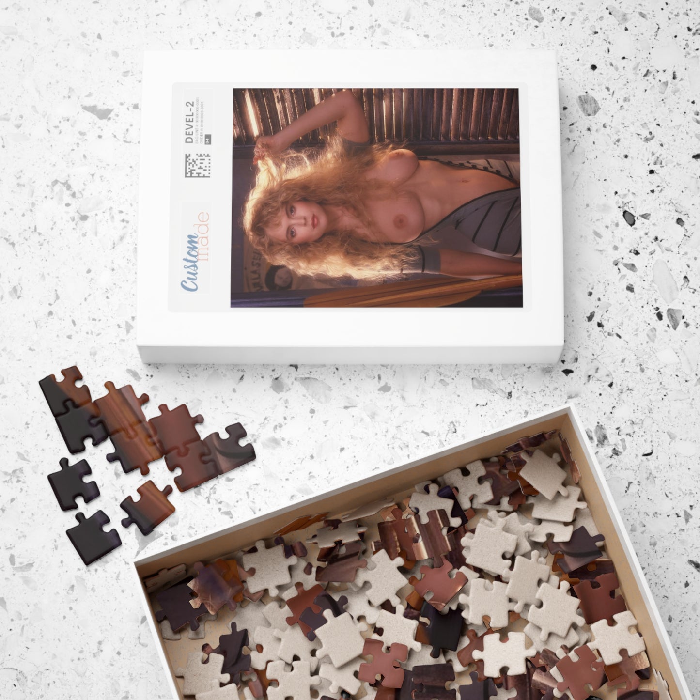 Puzzle (110, 252, 500, 1014-piece) Playboy Playmate August 1988 Helle Michaelsen