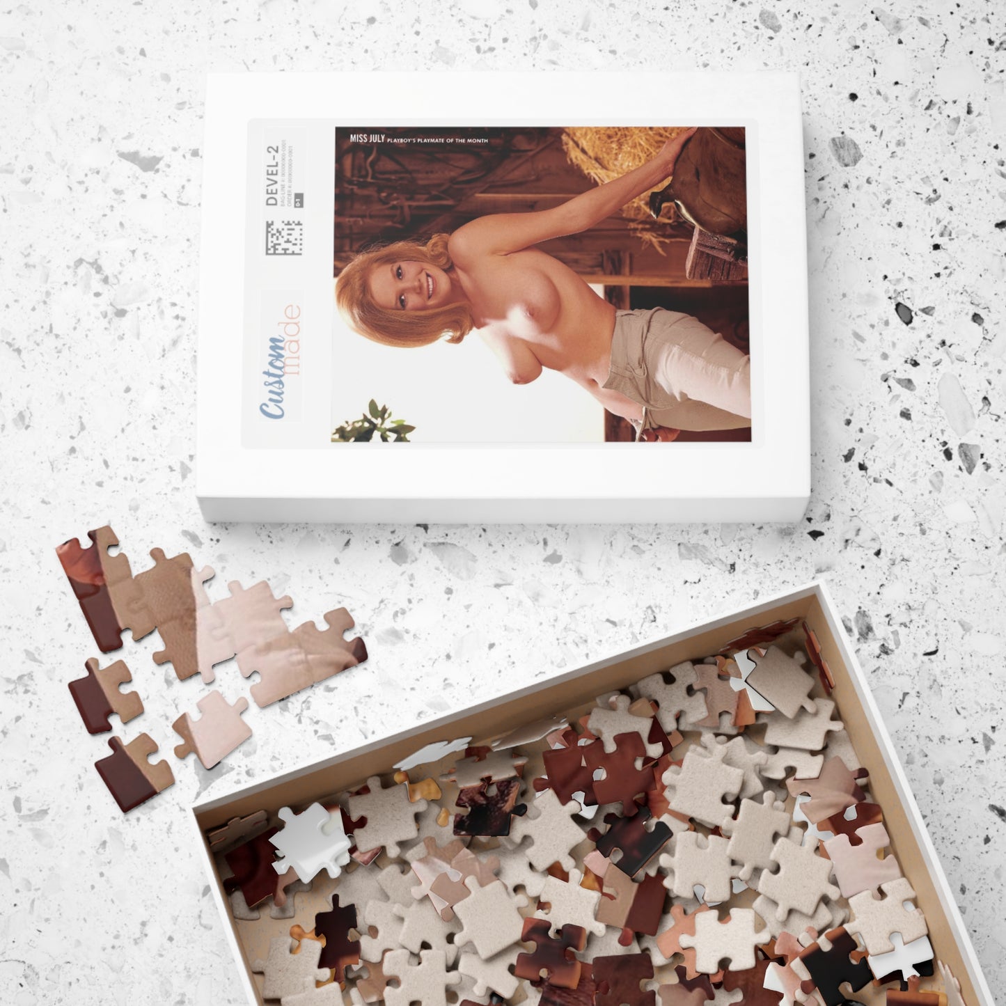 Puzzle (110, 252, 500, 1014-piece) Playboy Playmate July 1964 Melba Ogle