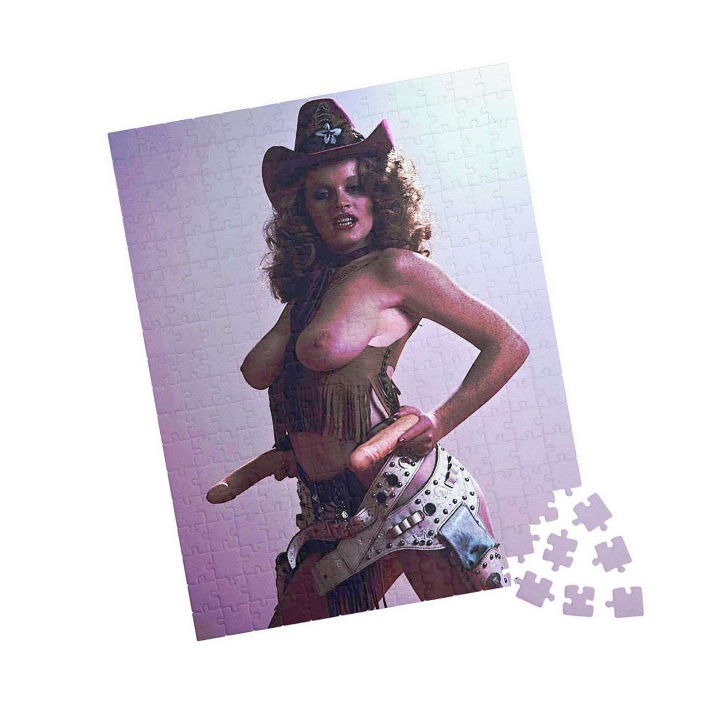 Puzzle (110, 252, 500, 1014-piece) Retro Pornstar Lisa De Leeuw Nude