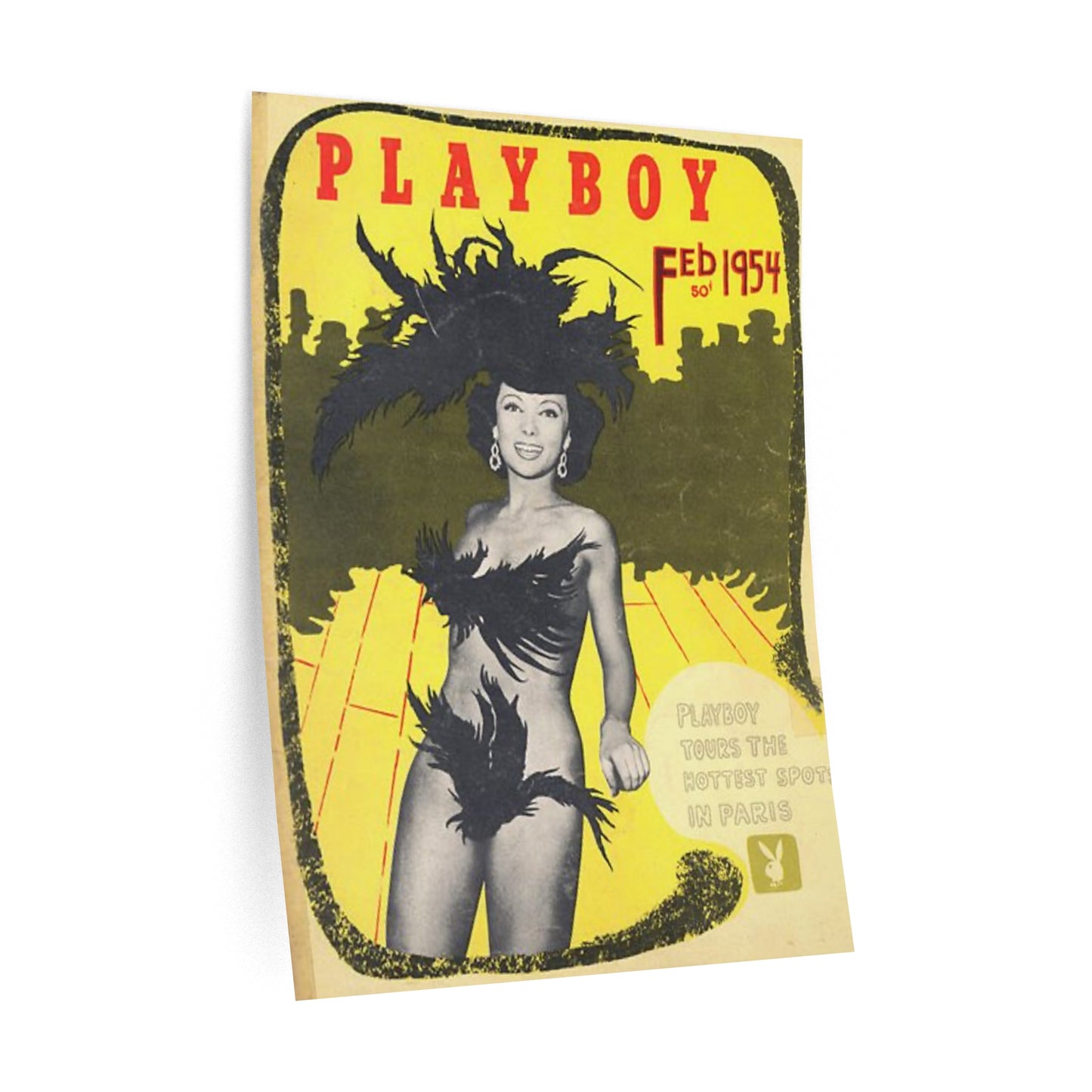 Wall Decals Playboy Cover February 1954