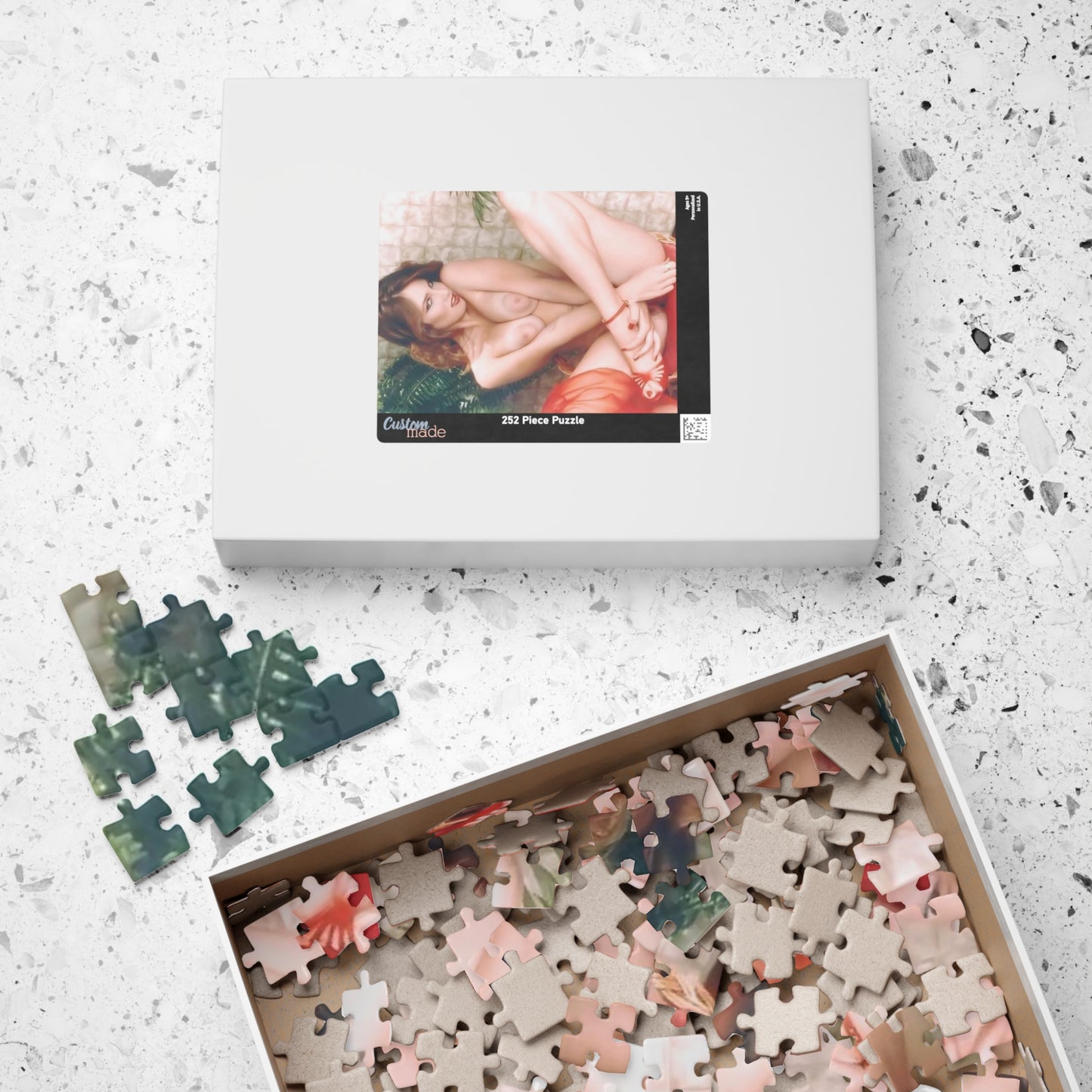 Puzzle (110, 252, 520, 1014-piece) Retro 80s Adult Star Nude