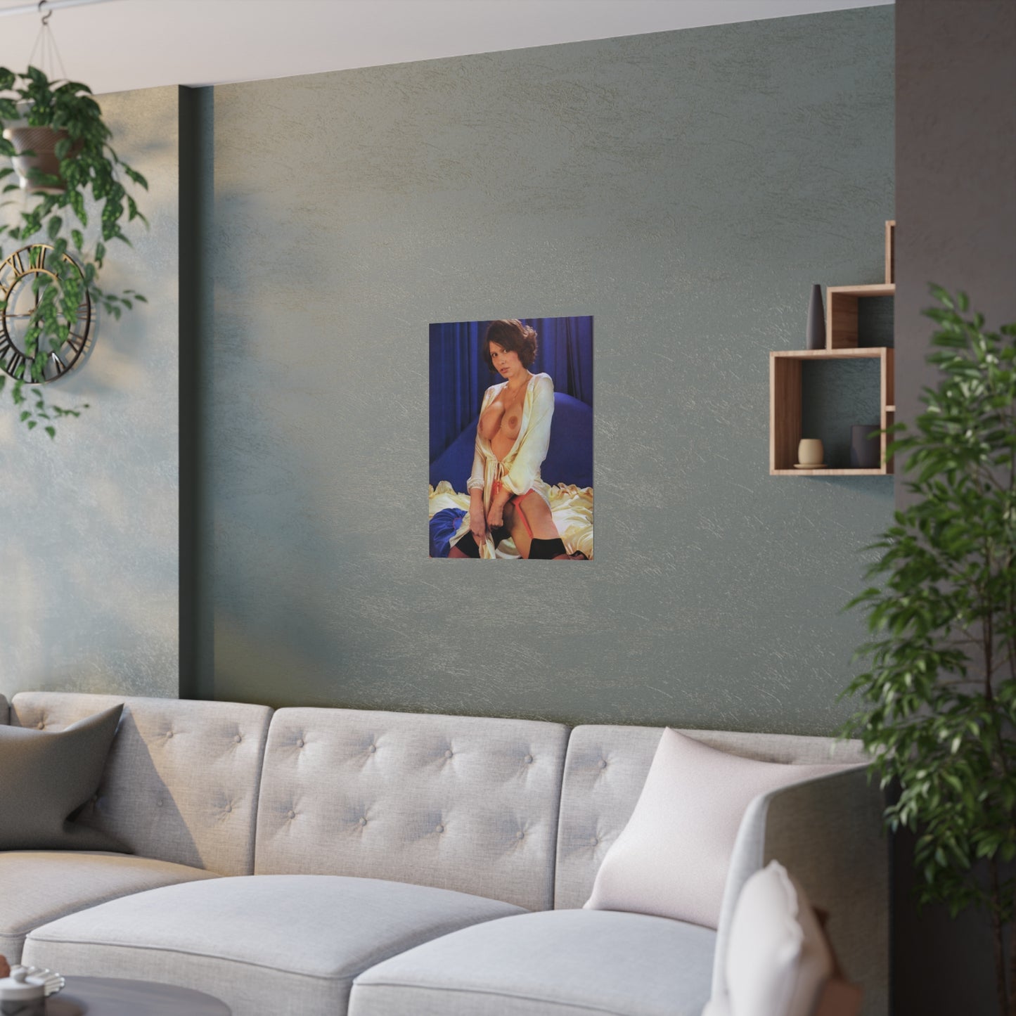 Satin Posters (210gsm) Retro Porn Star Desiree Cousteau