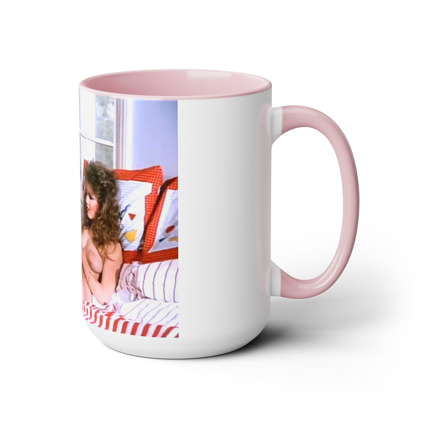 Two-Tone Coffee Mugs, 15oz Traci Lords Nude