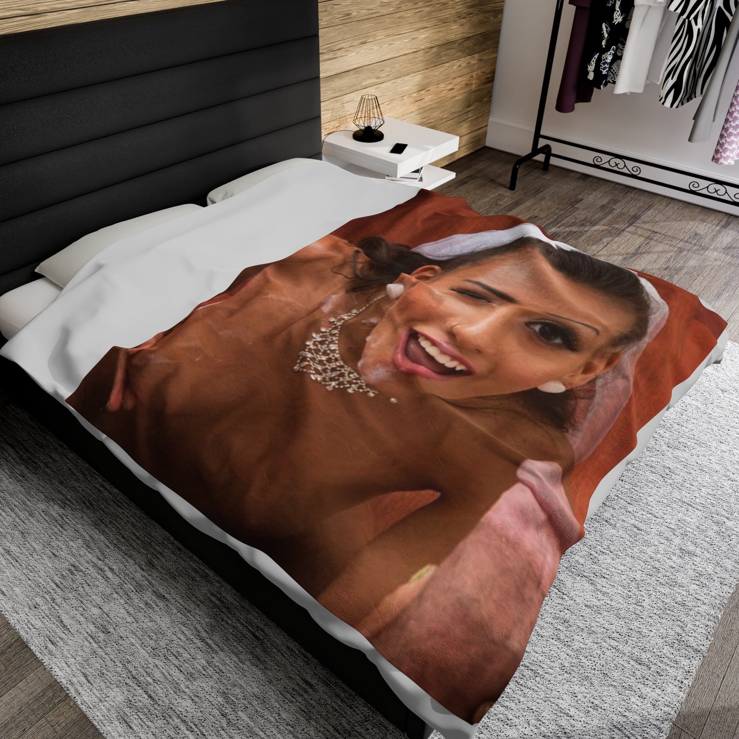 Velveteen Plush Blanket Janice Griffith