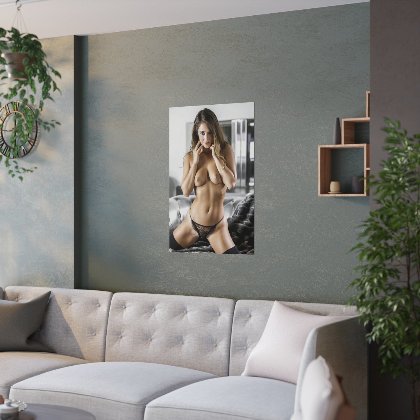 Satin Posters (210gsm) Eva Lovia Nude
