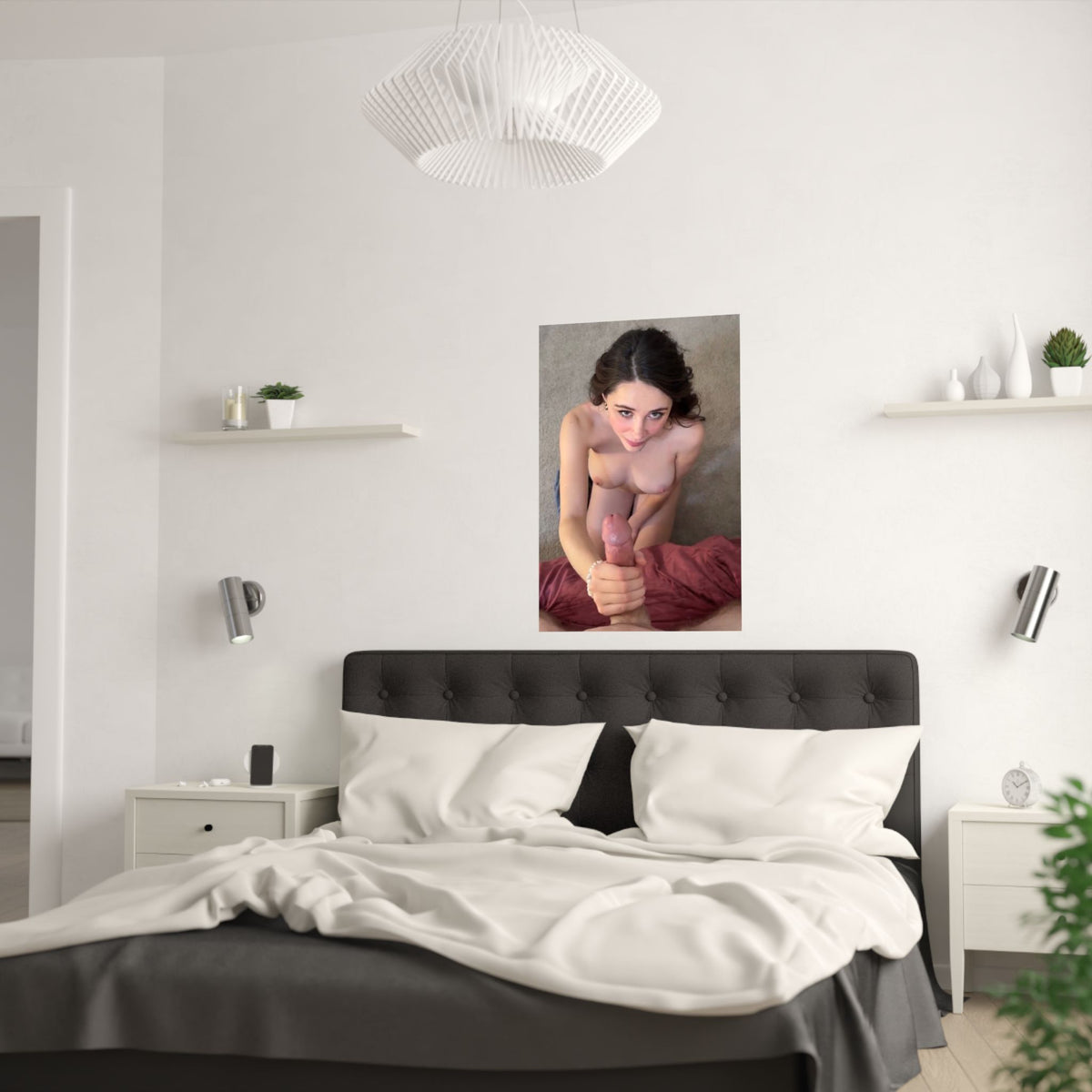 Satin Posters (210gsm) Teen Eager for Cum