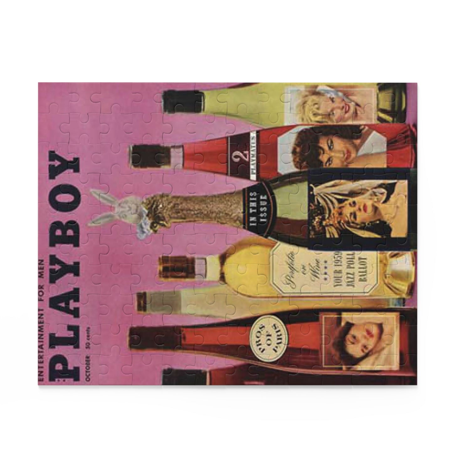Puzzle (120, 252, 500-Piece) Playboy Cover October 1958