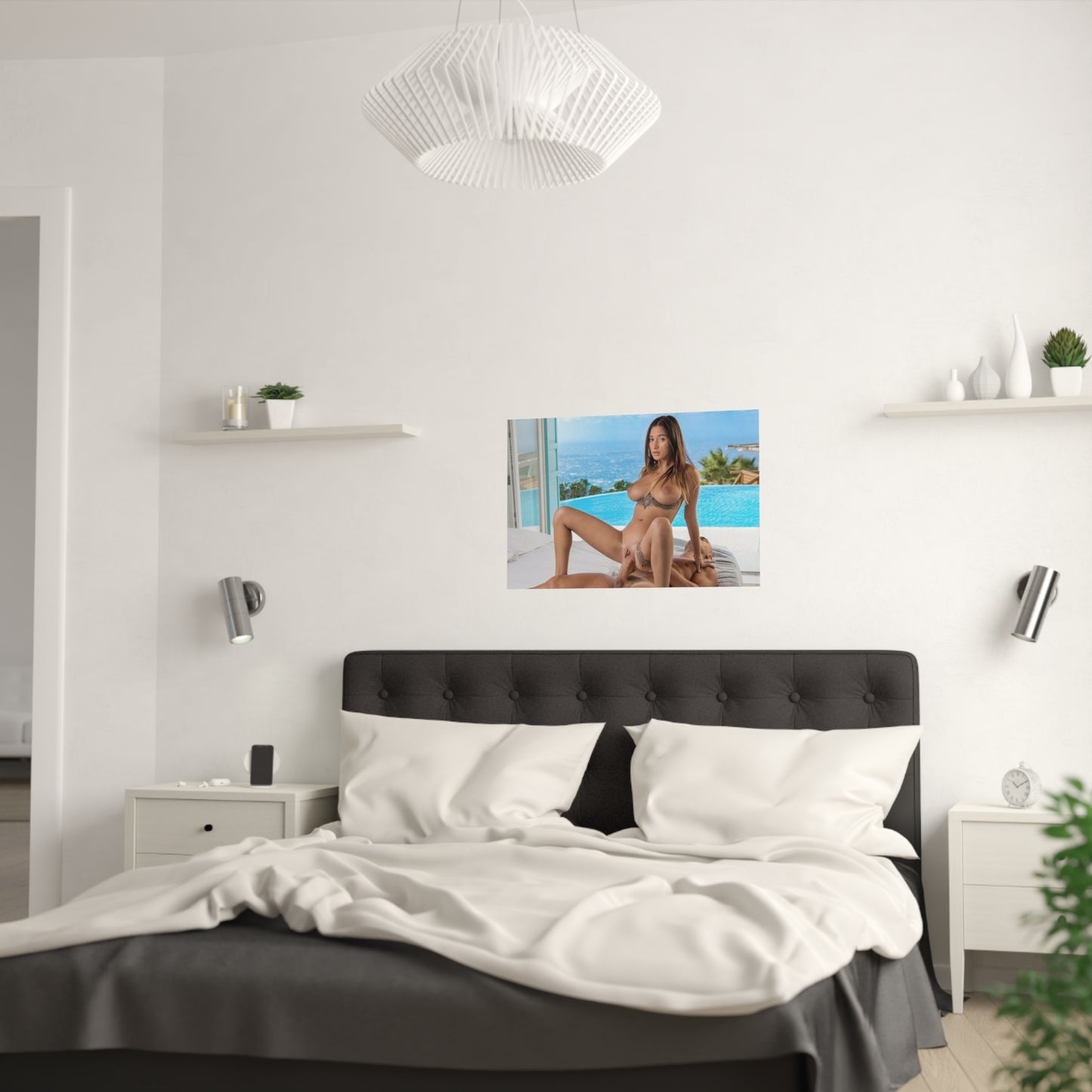 Satin Posters (210gsm) Natural Tits Liya Silver