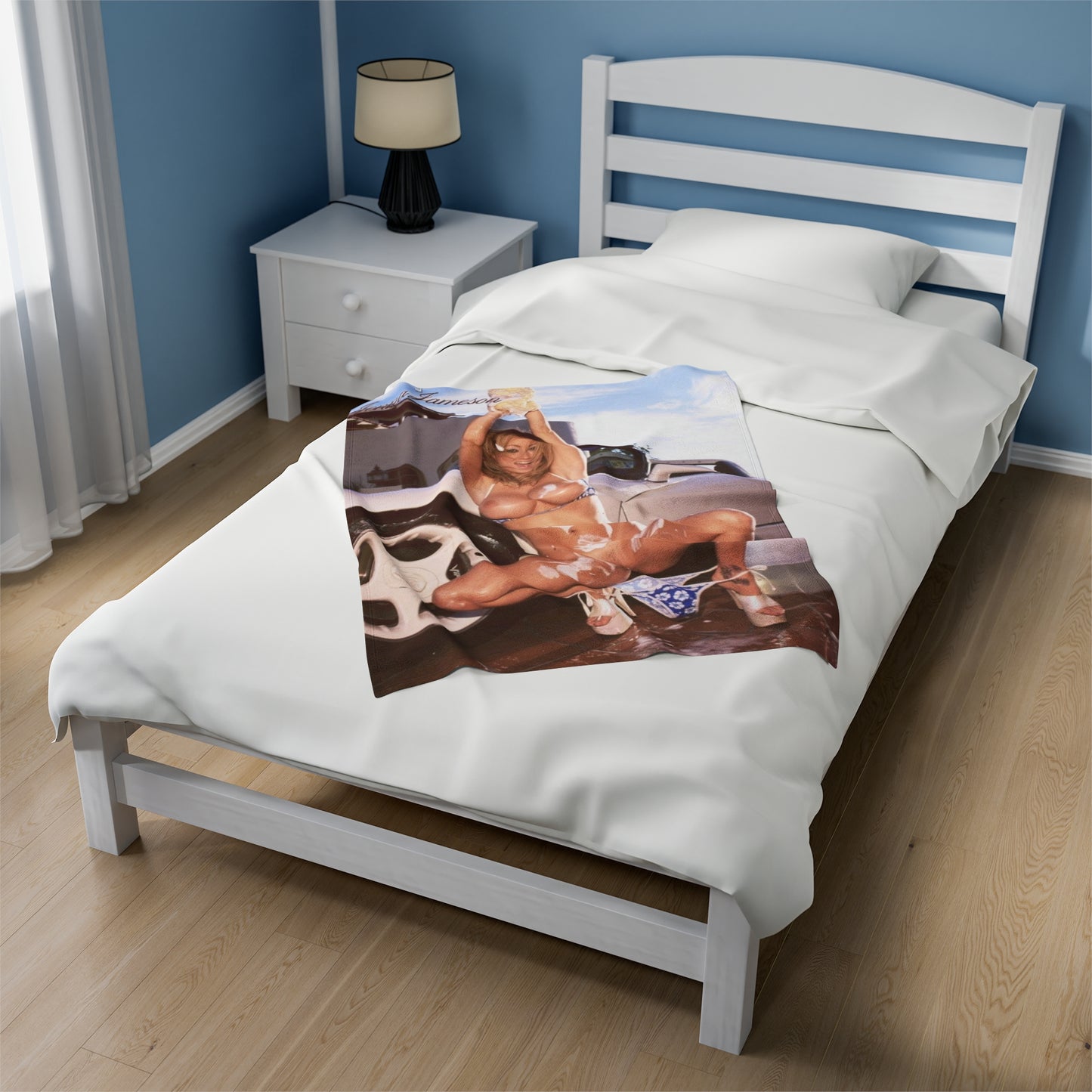 Velveteen Plush Blanket Pornstar Jenna Jameson Nude
