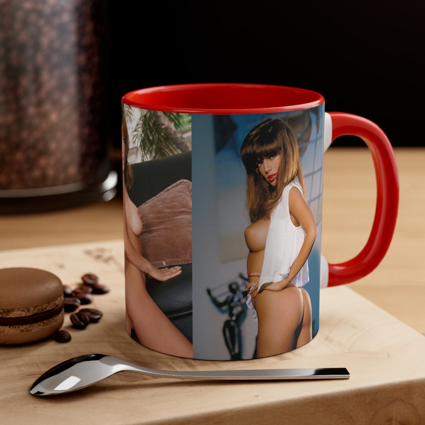 Accent Coffee Mug, 11oz Pornstar Racquel Darrian Nude