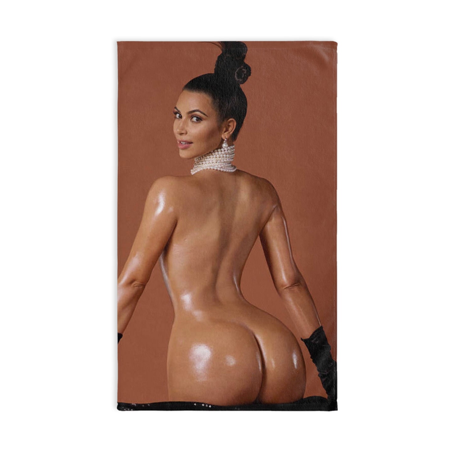 Hand Towel Kim Kardashian Nude