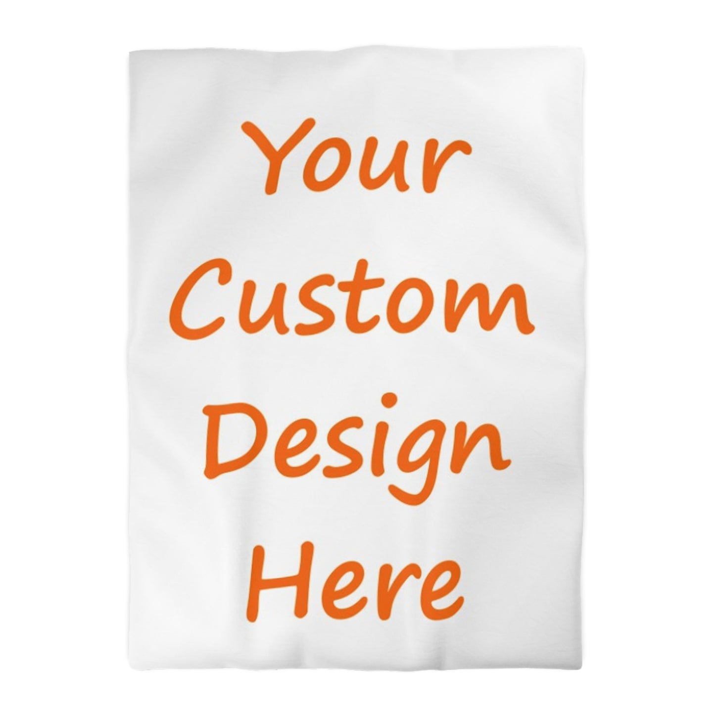 Microfiber Duvet Cover Custom Purchase & Message Artwork! No Limits!