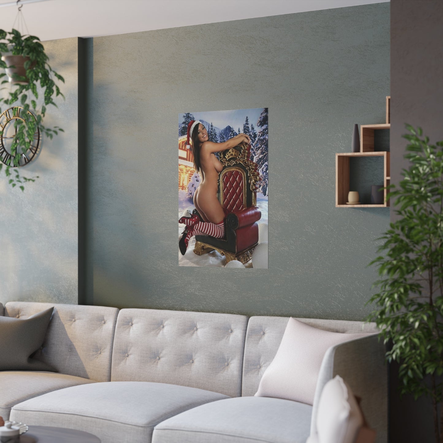 Satin Posters (210gsm) Christmas Pornstars Nude
