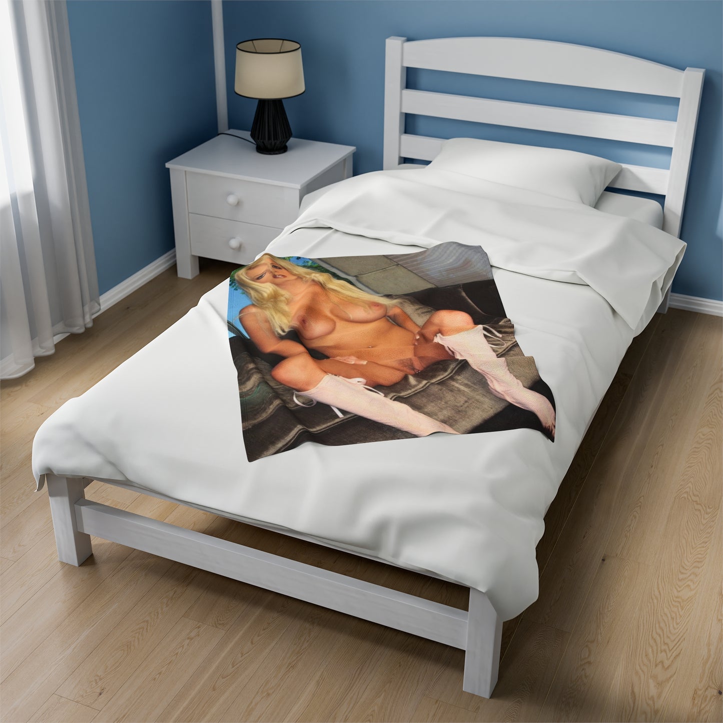 Velveteen Plush Blanket Pornstar Jenna Jameson Nude