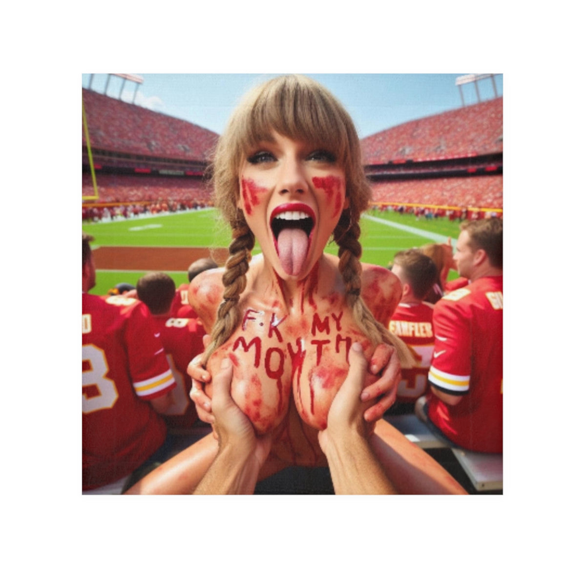 Face Towel Taylor Swift AI Nudes