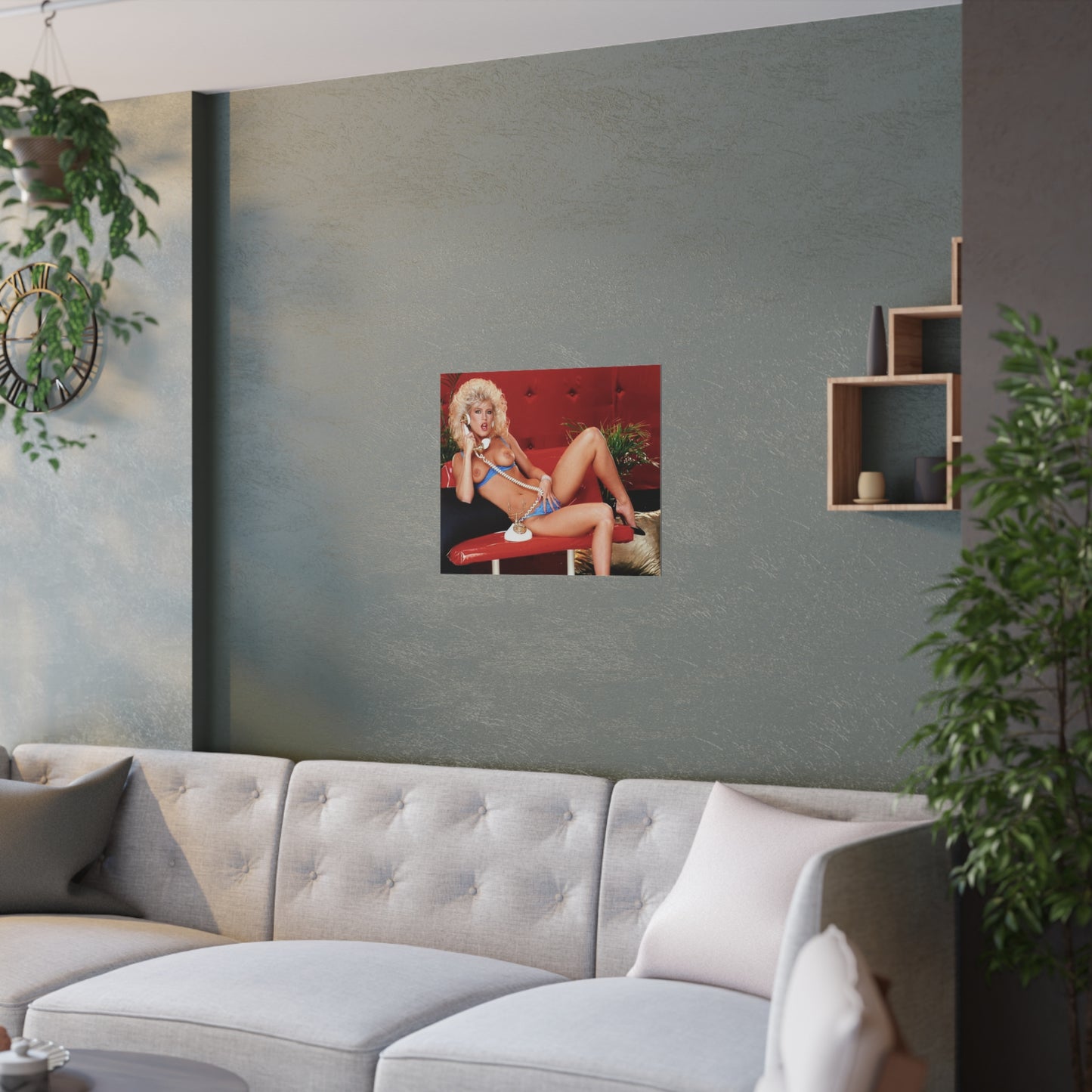 Satin Posters (210gsm) Retro 1980s Porn Star Amber Lynn