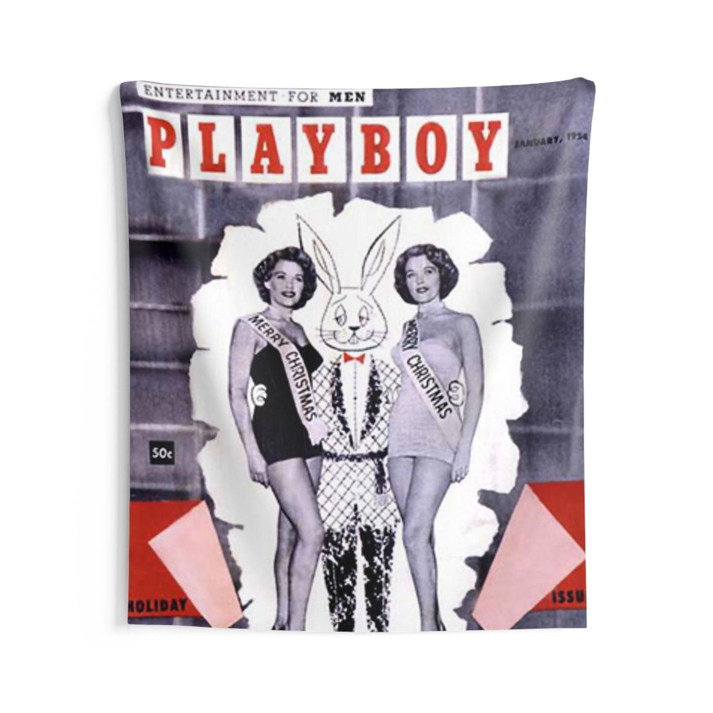 Indoor Wall Tapestries Playboy Cover January 1954