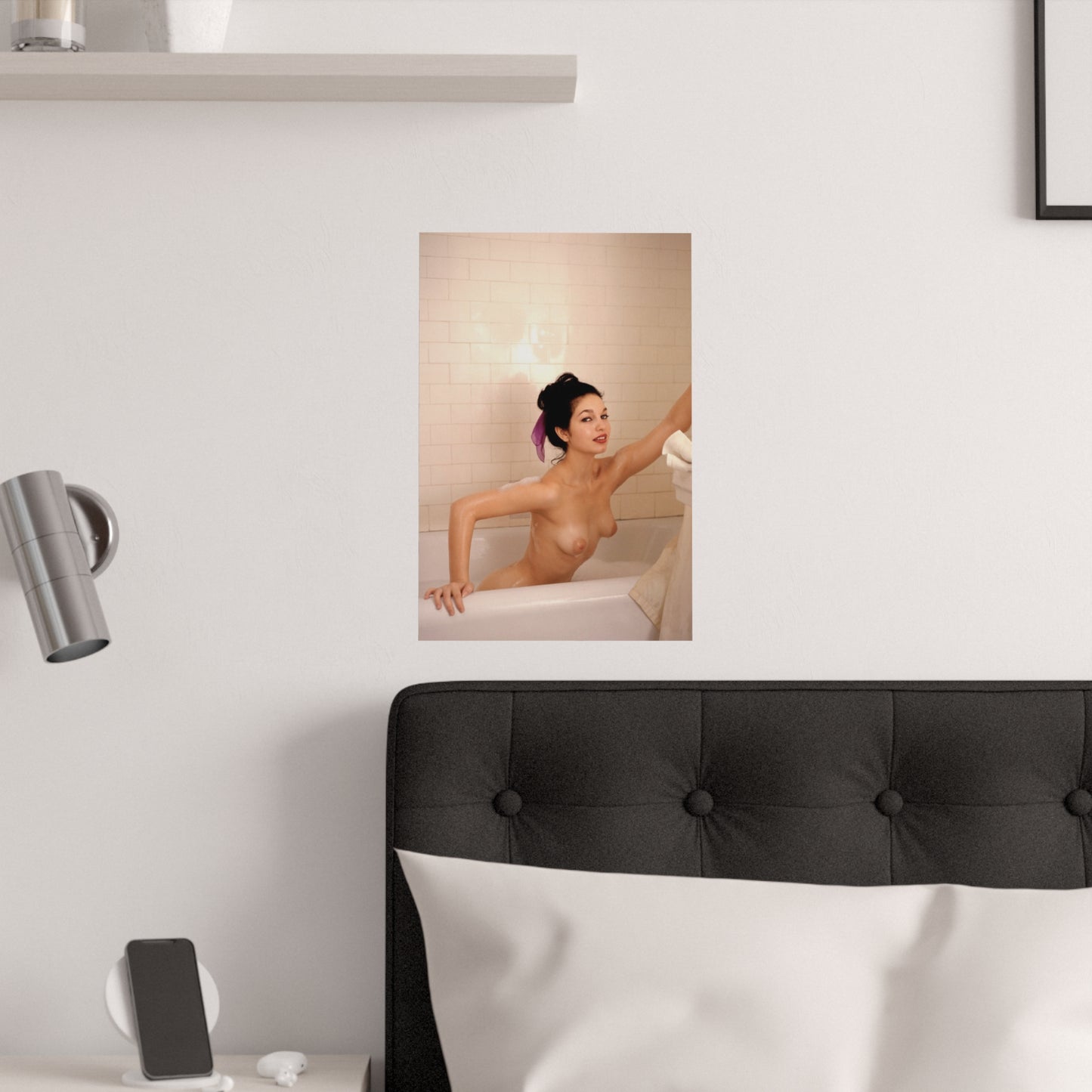Satin Posters (210gsm) Playmate 1957 Linda Vargas nude