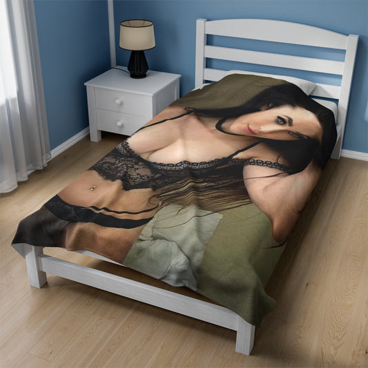 Velveteen Plush Blanket Niece Waidhofer Lingerie