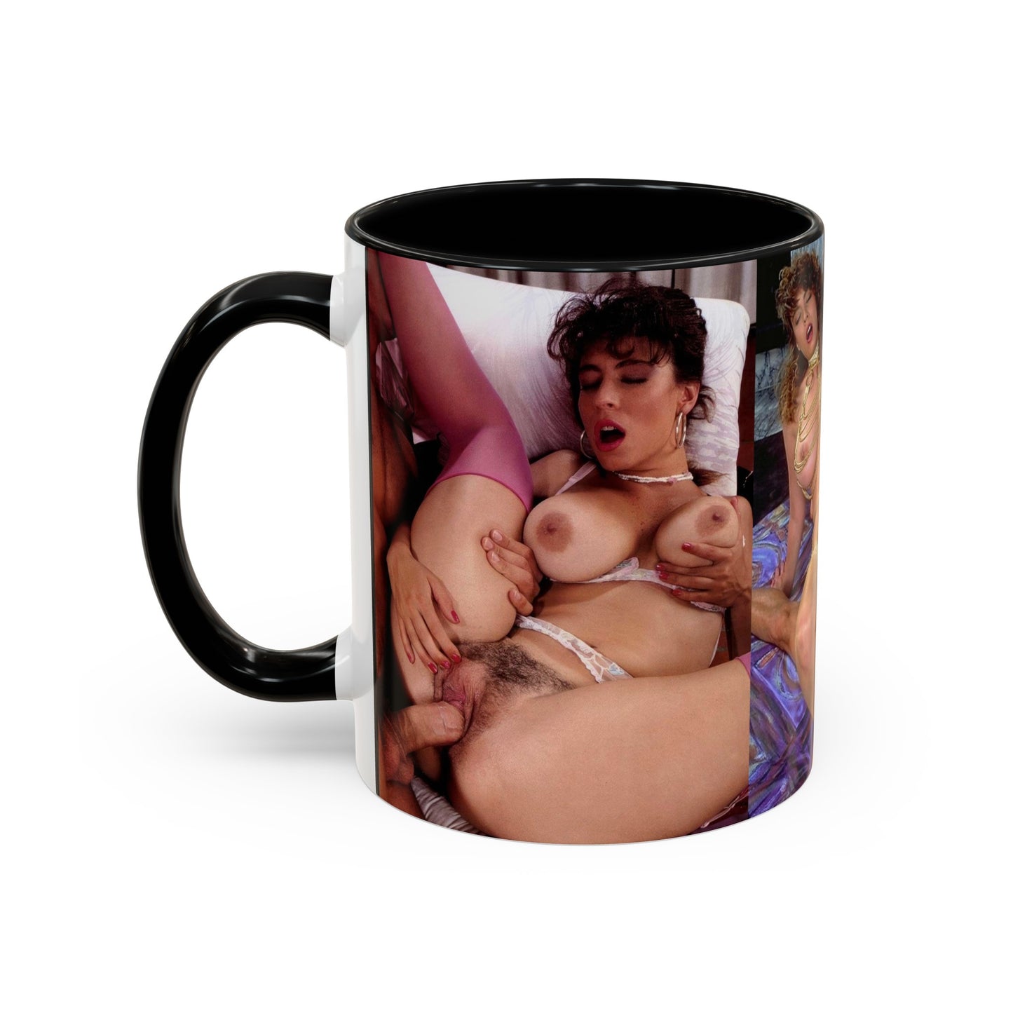 Accent Coffee Mug (11, 15oz) Retro Porn Porno Christy Canyon Fucking