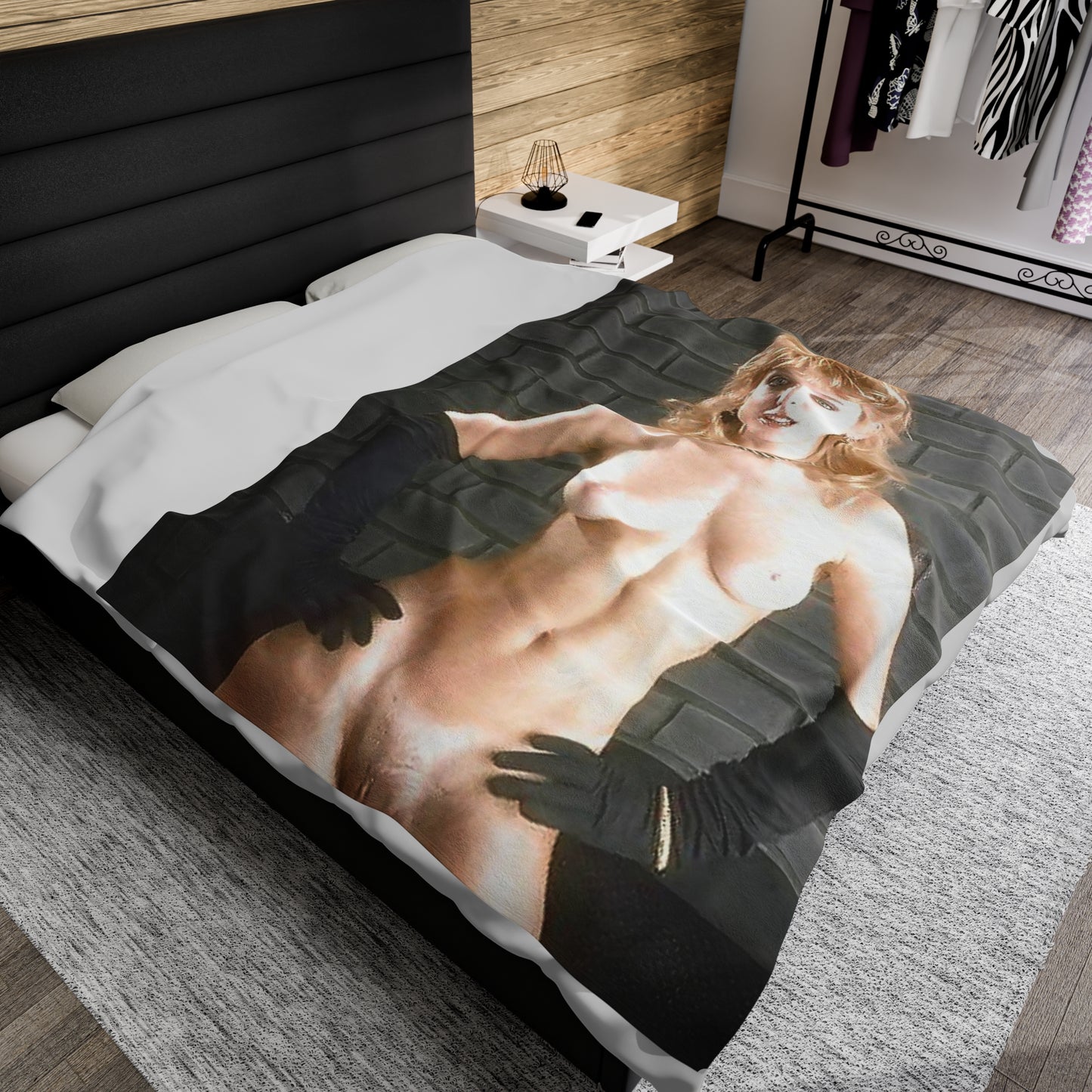 Velveteen Plush Blanket Porn Star Nina Hartley Nude