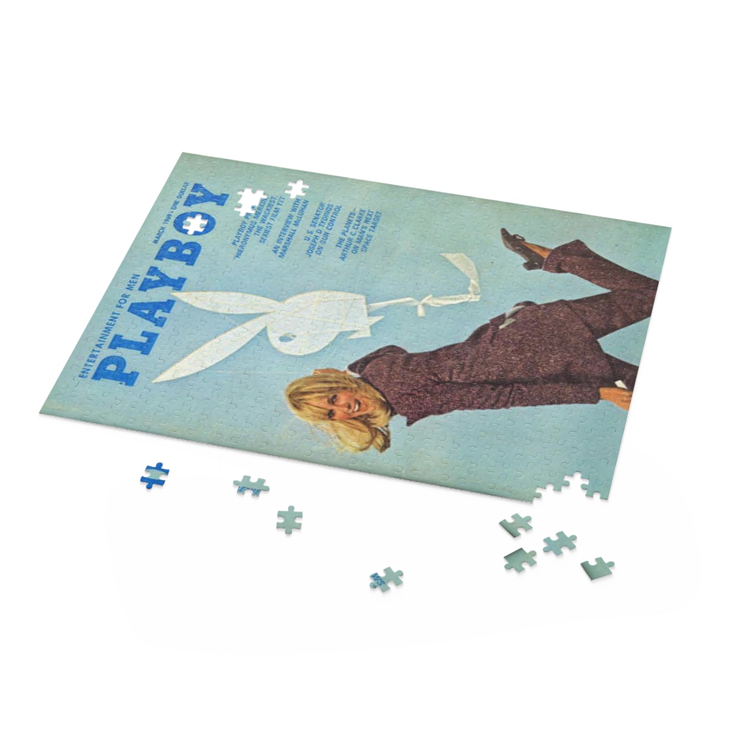 Puzzle (120, 252, 500-Piece) Playboy Cover March 1969