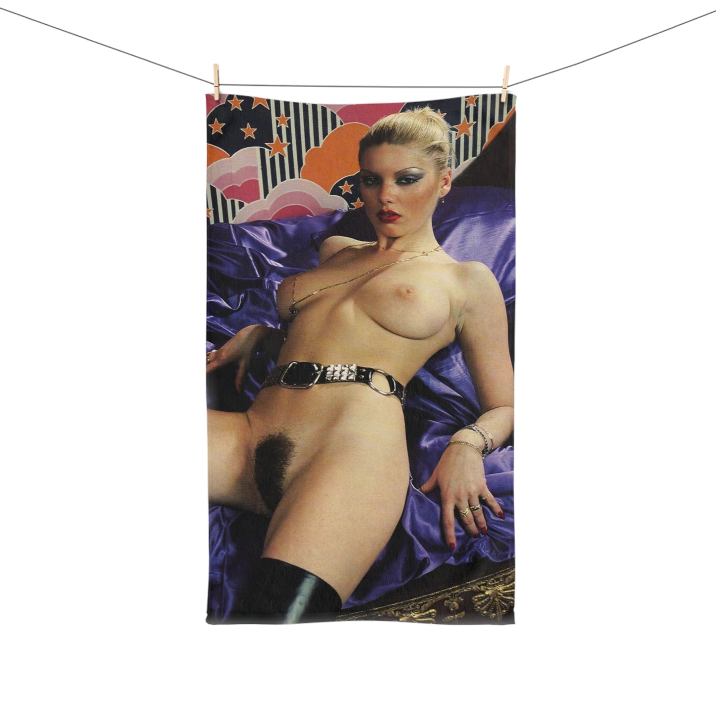 Hand Towel Retro French Porn Star Marilyn Jess