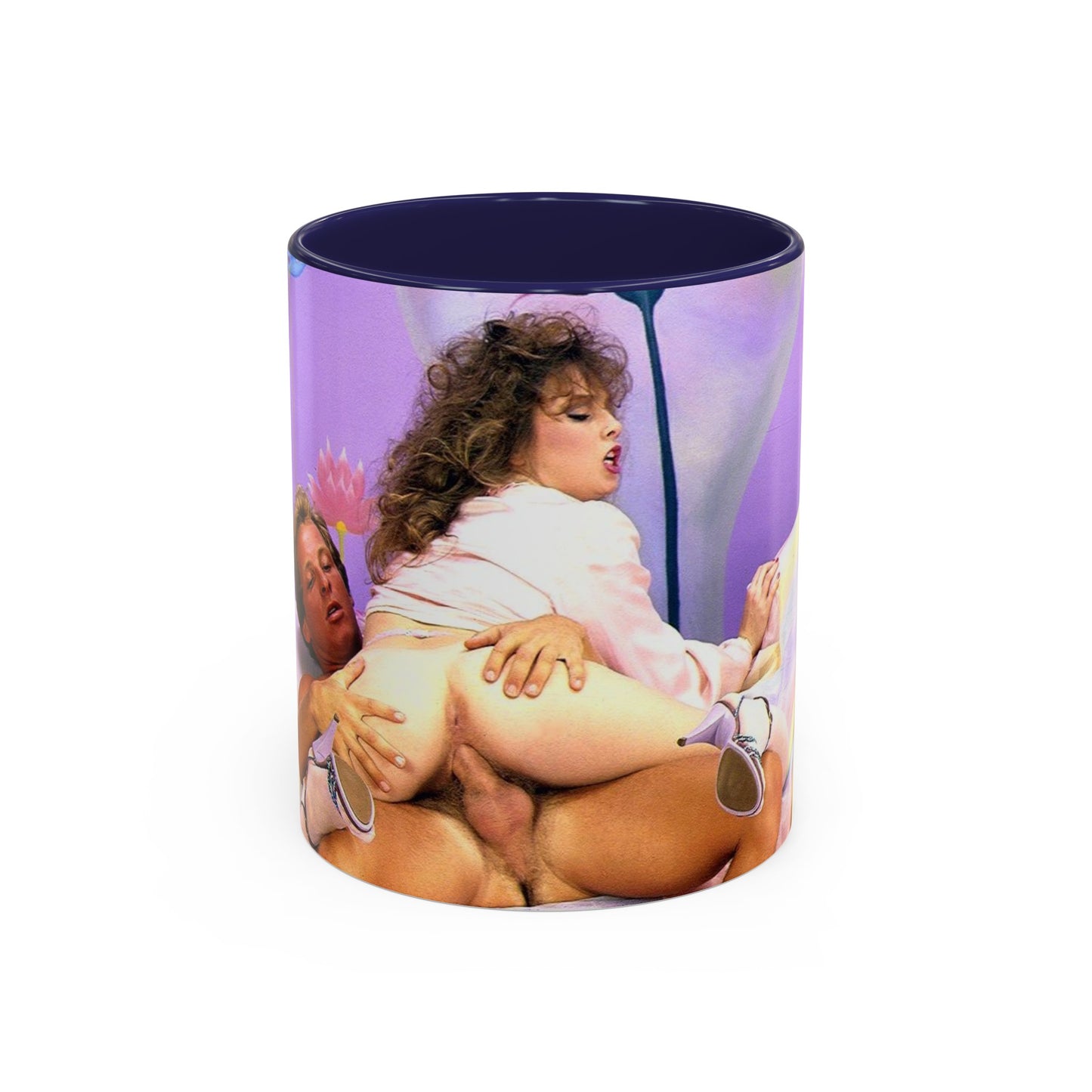 Accent Coffee Mug (11, 15oz) Traci Lords Nude Naked Retro