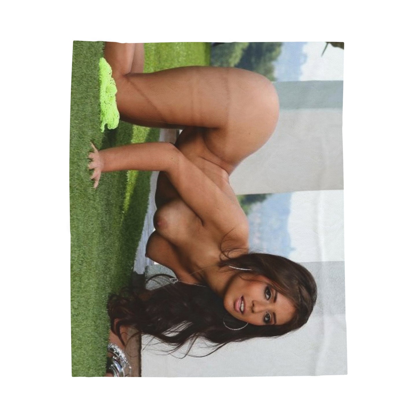 Velveteen Plush Blanket Porn Star Jynx Maze Nude